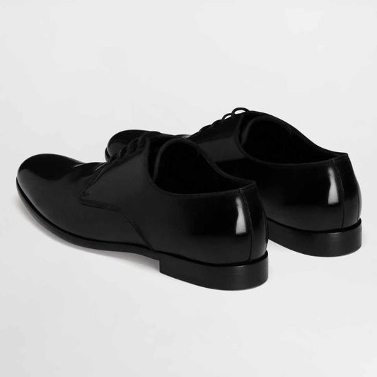 Lace Up Black Derby Shoes