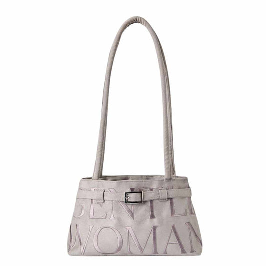 Grey Ballerina Bag