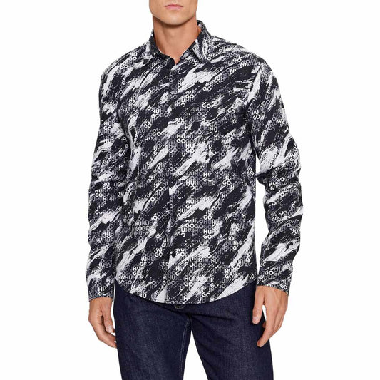 Ermo Monogram Black Shirt