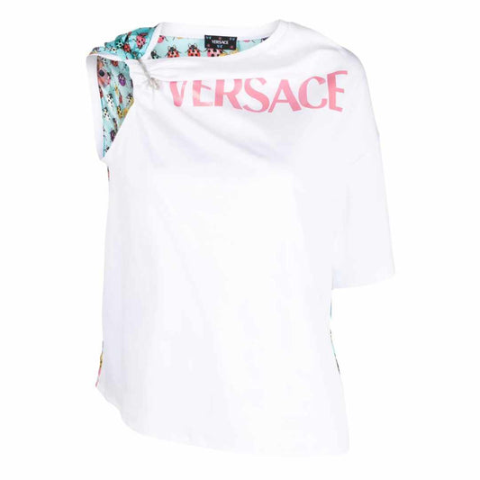 Butterflies Print White T-Shirt