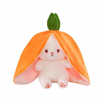 Bunny Hiding in Carrot Series Plush Toy