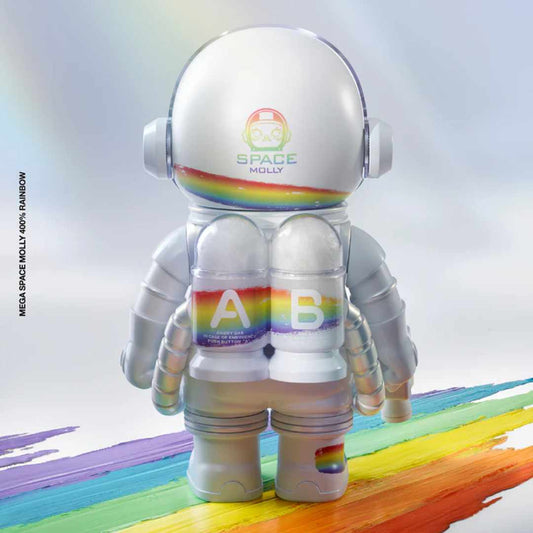 Mega Space Molly 400% Rainbow 2.0 Figure