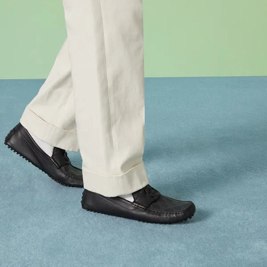 Interlocking GG Supreme Black Loafers
