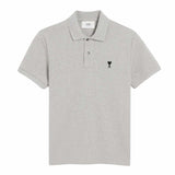 Paris Contrasted De Coeur Grey Polo-Shirt
