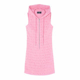 All-Over Print Pink Mini Dress