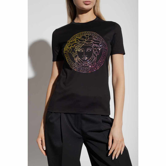 Medusa Rainbow Black T-Shirt