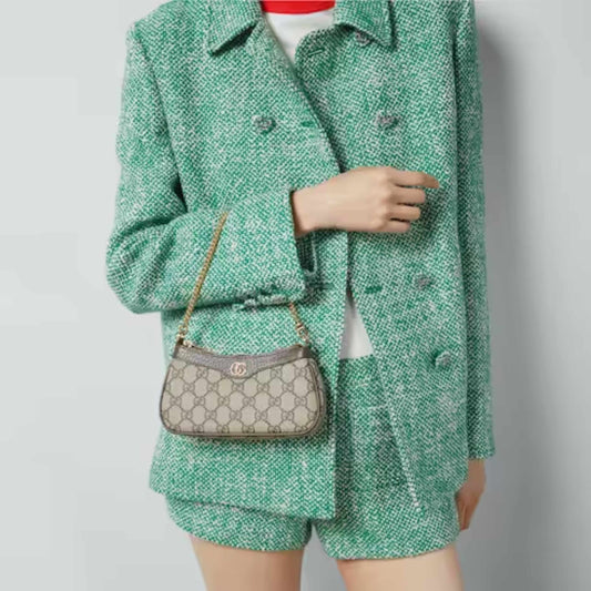 Ophidia Ebony Supreme Beige Mini Bag