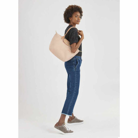 Le Pliage Light Pink Medium Shoulder Bag