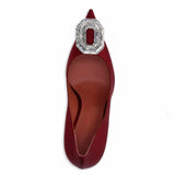 Camelia 90mm Aubergine Pumps