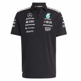 Authentic 2025 Team Black Polo-Shirt