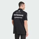 Authentic 2025 Team Black Polo-Shirt