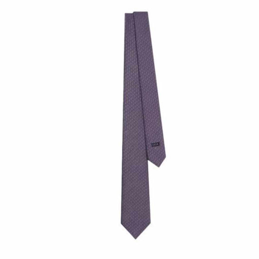 Oblique Monogram Purple Tie