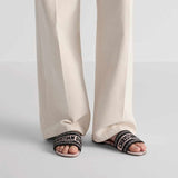 Flower Print Chateau Rose Dway Slides