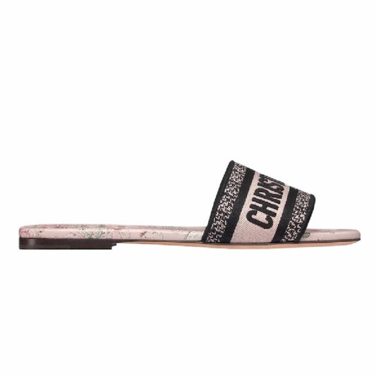 Flower Print Chateau Rose Dway Slides