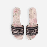 Flower Print Chateau Rose Dway Slides