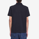 Logo Embroidered Navy Polo-Shirt