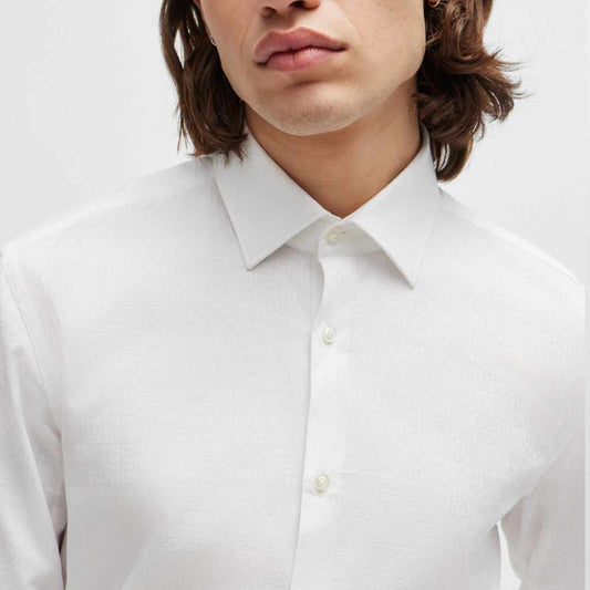 Faded Monogram White Shirt