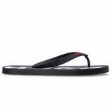 Logo Print Black Flip Flop
