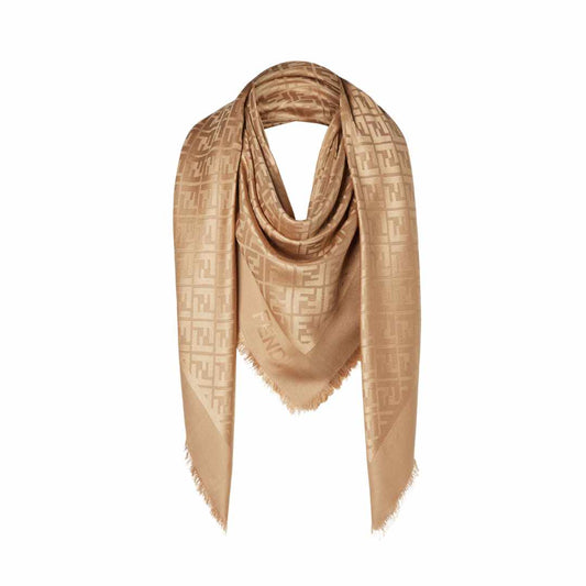 FF Monogram Sandy Scarf