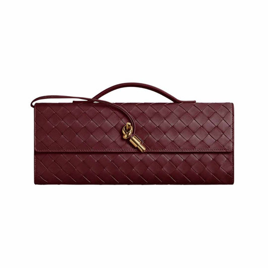 Andiamo Red Clutch Bag