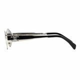 Geometric Triomphe Silver Sunglasses