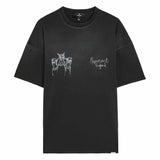 Hand Drawn Hounds Black T-Shirt