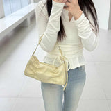 Pleated Butter Shoulder Bag