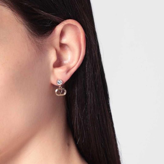Swarovski Gold Ovalette Earrings