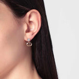 Swarovski Gold Ovalette Earrings