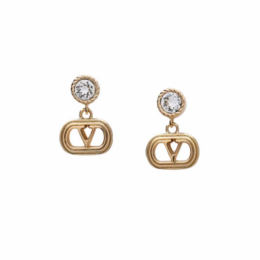 Swarovski Gold Ovalette Earrings