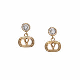 Swarovski Gold Ovalette Earrings