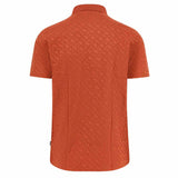 Hexagon Monogram Orange Polo-Shirt