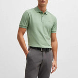 Logo Embroidered Green Polo-Shirt