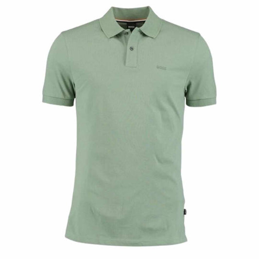 Logo Embroidered Green Polo-Shirt