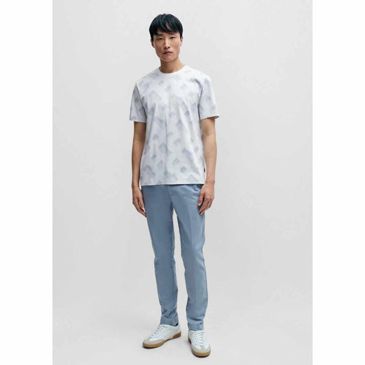 Monogram Jacquard White T-Shirt