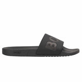 Logo Debossed Black Slides