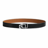 Jockey au Carre Gold/Black Reversible Belt