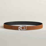 Jockey au Carre Gold/Black Reversible Belt