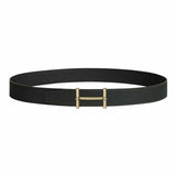 H d'Ancre Buckle Blue/Black Reversible Belt