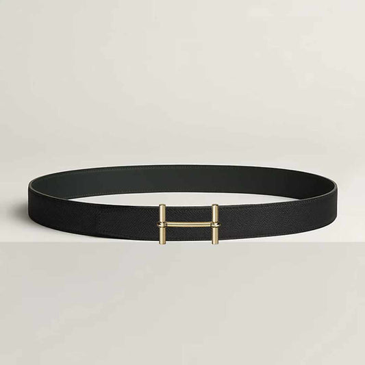 H d'Ancre Buckle Blue/Black Reversible Belt