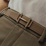 Royal Buckle Black/Brown Reversible Belt