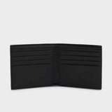 Monogram Plain Trim Black Wallet
