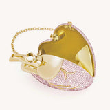 Maren Artificial Crystal Pink Heart Bag