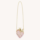 Maren Artificial Crystal Pink Heart Bag