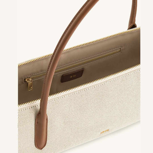 Nova Canvas Brown Shoulder Bag