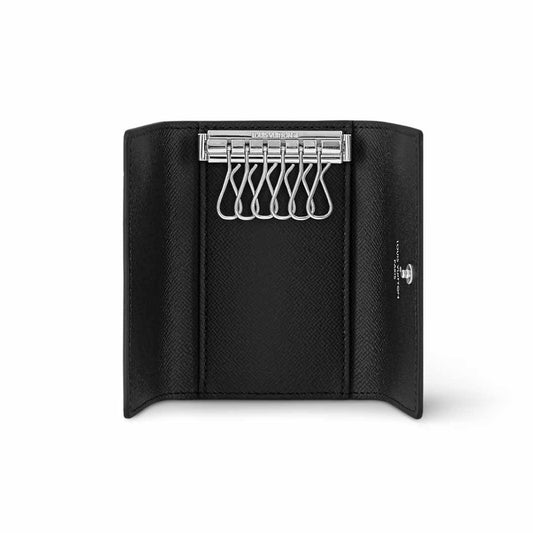6 Key Holder Monogram Black Wallet