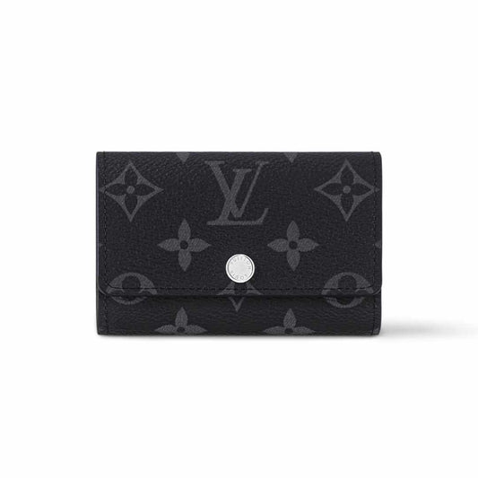 6 Key Holder Monogram Black Wallet