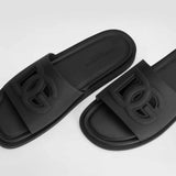 DG Beachwear Black Slides