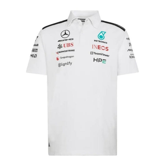 F1 Team Engineers White Polo-Shirt