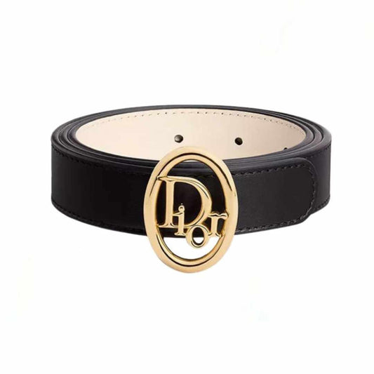 Reversible Oblique Black Belt